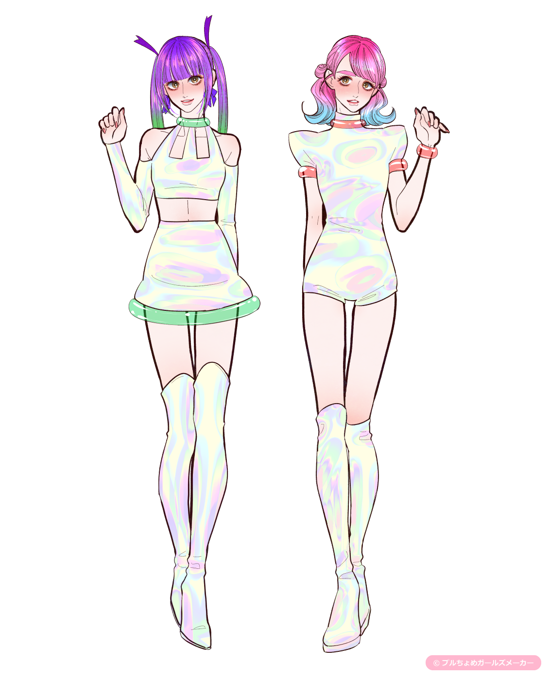 ガールズメーカーで作られた女の子1