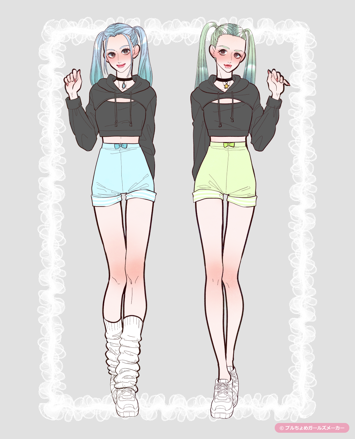 ガールズメーカーで作られた女の子1