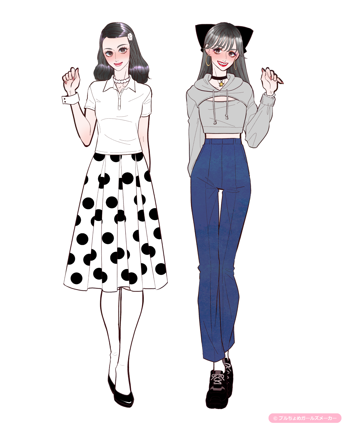 ガールズメーカーで作られた女の子1