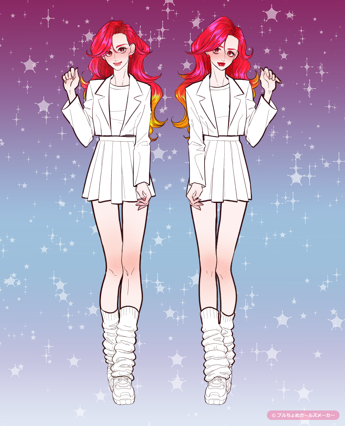 ガールズメーカーで作られた女の子4