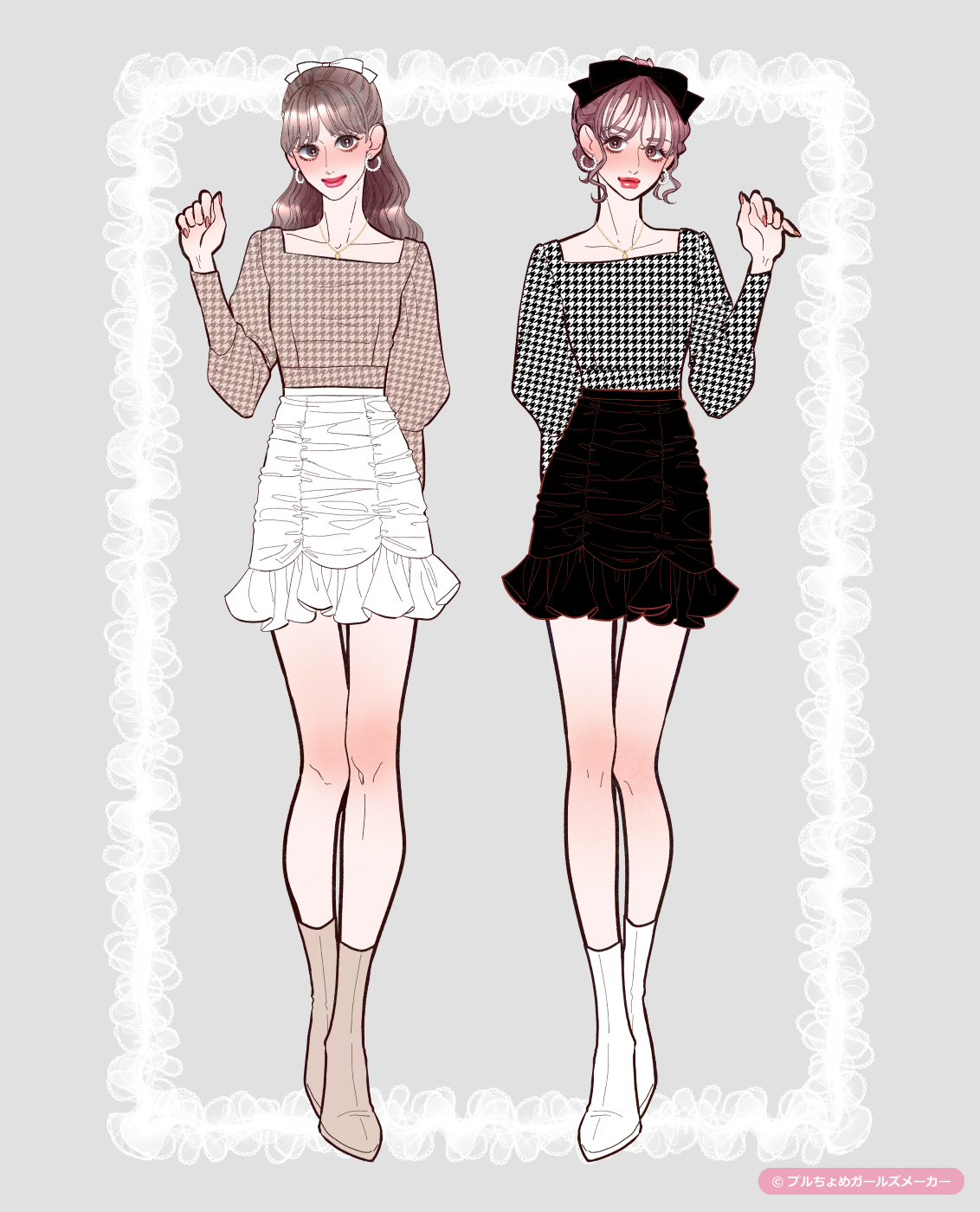 ガールズメーカーで作られた女の子1