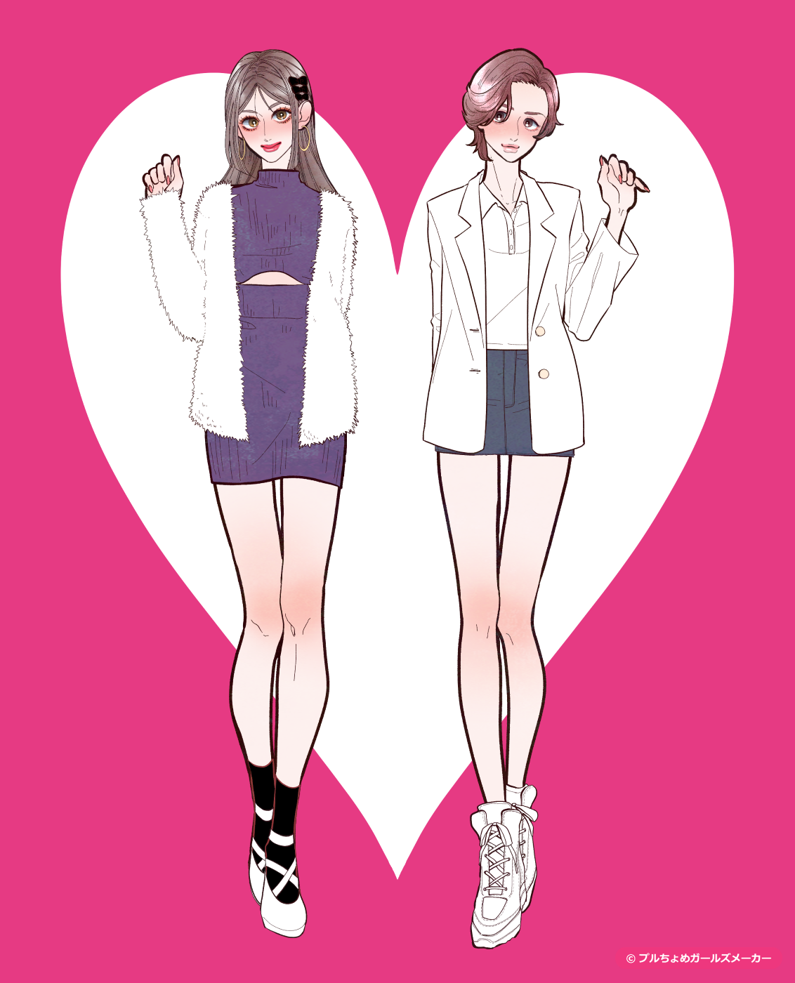 ガールズメーカーで作られた女の子1