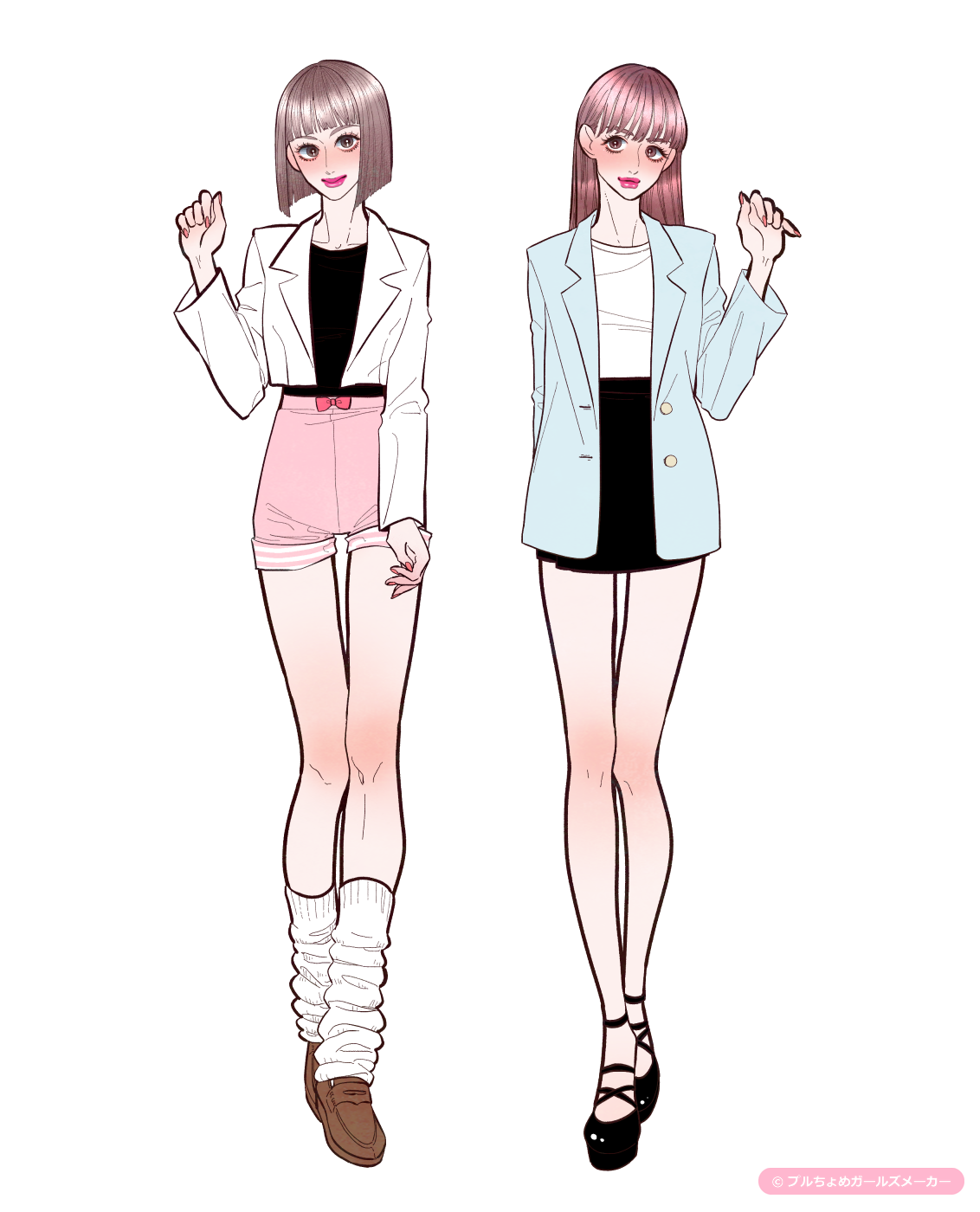 ガールズメーカーで作られた女の子1