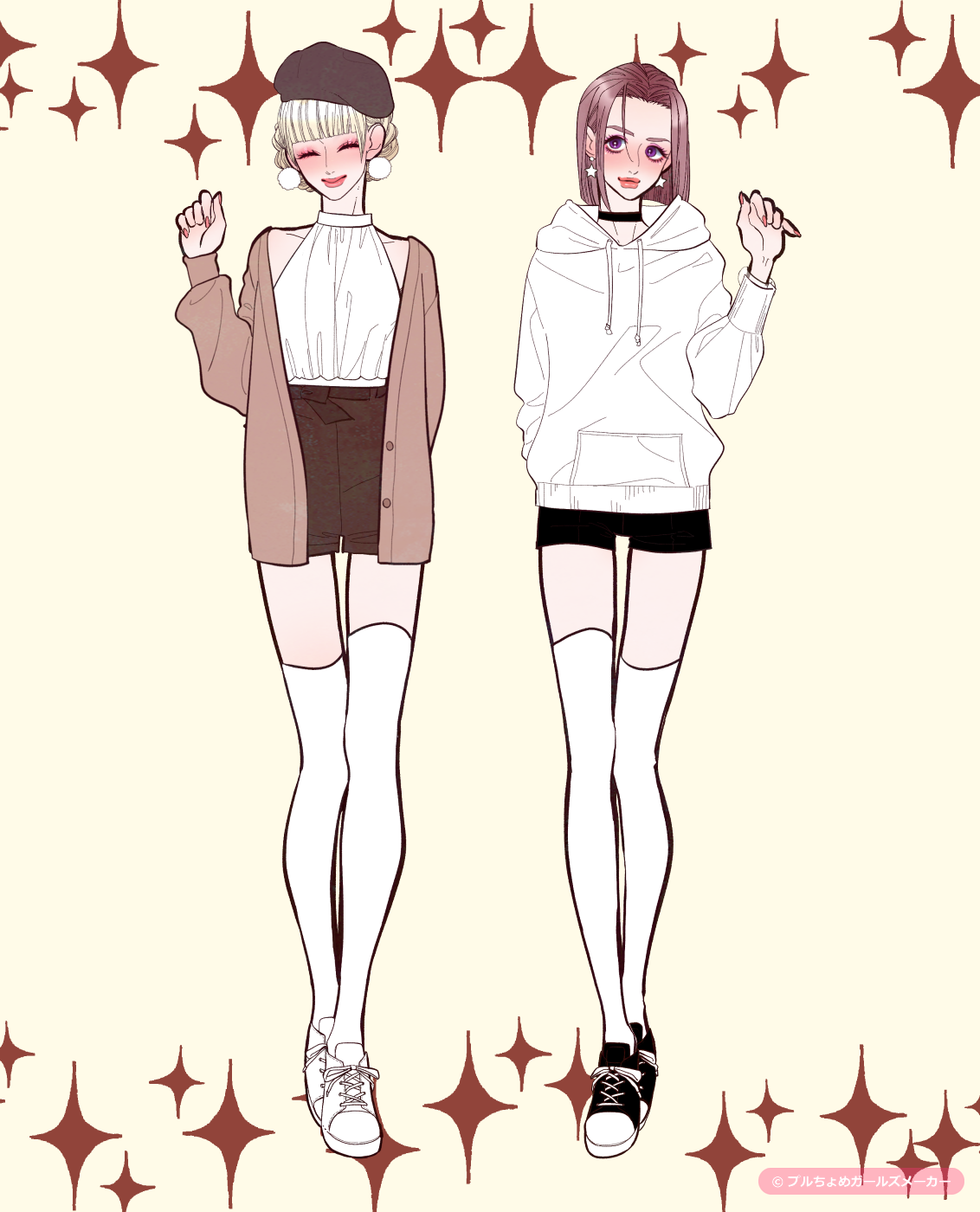 ガールズメーカーで作られた女の子1