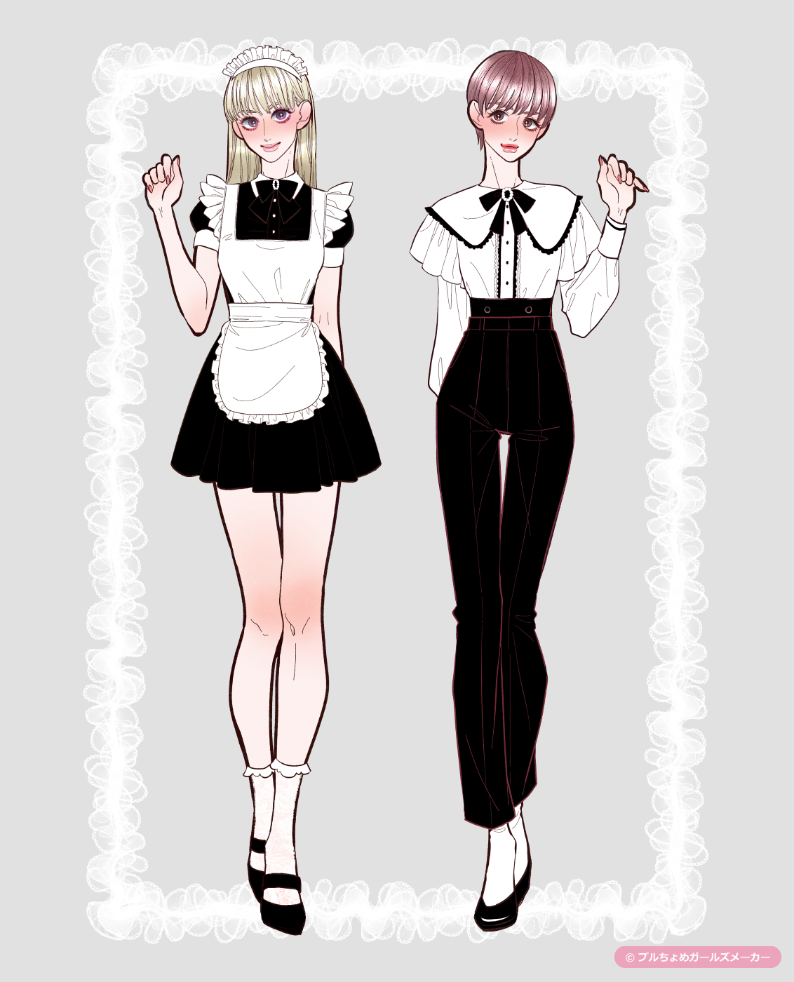ガールズメーカーで作られた女の子1