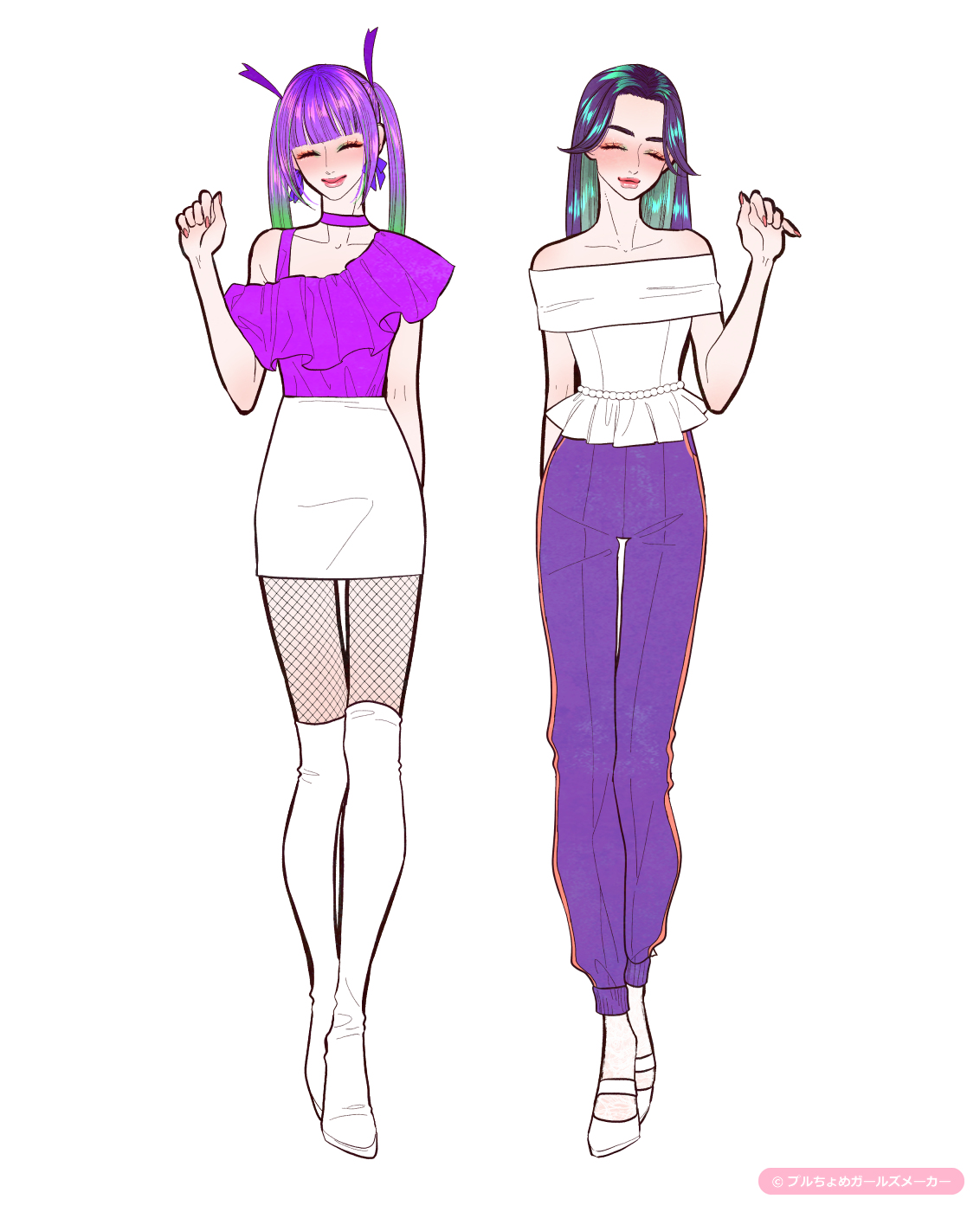 ガールズメーカーで作られた女の子3