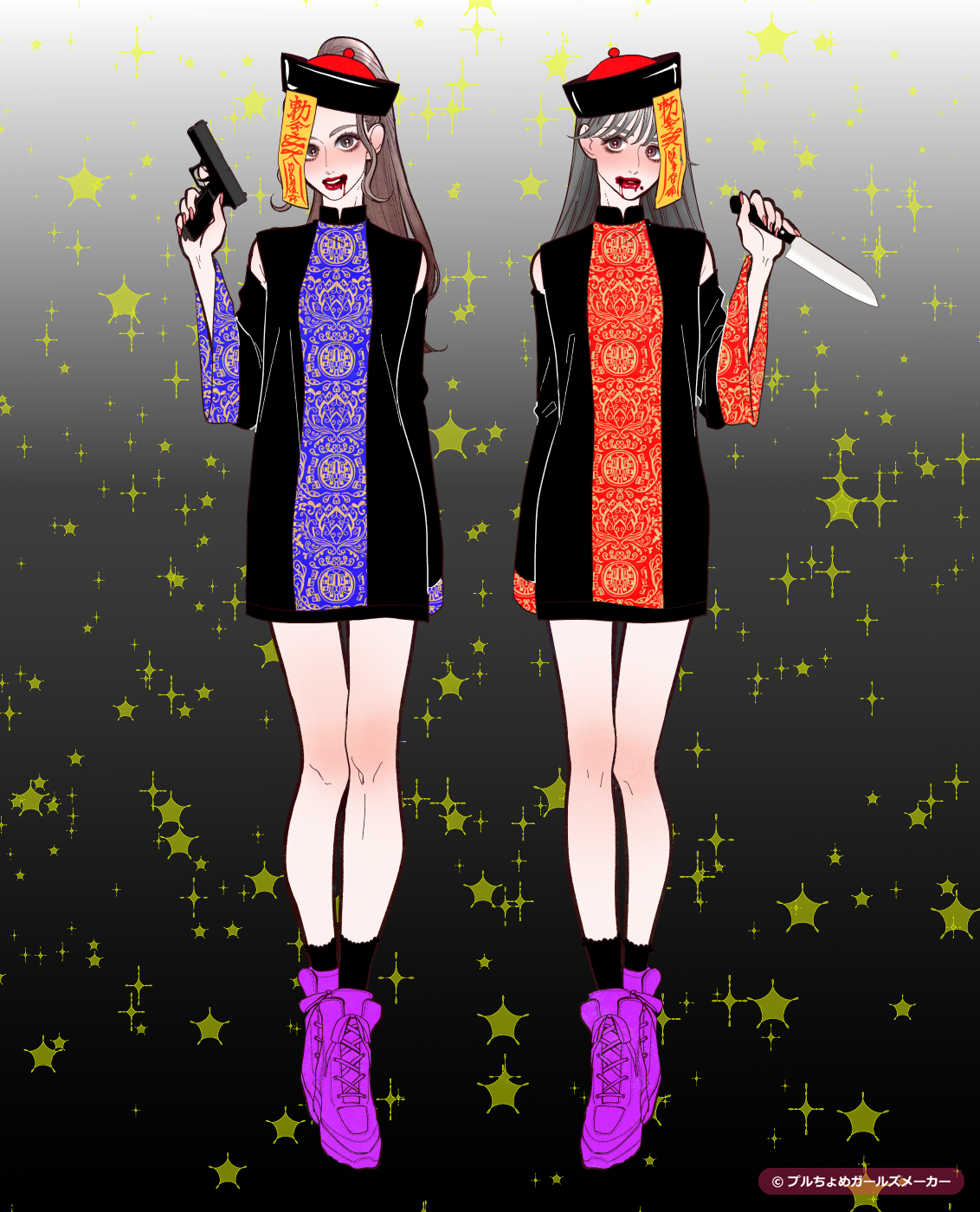 ガールズメーカーで作られた女の子1