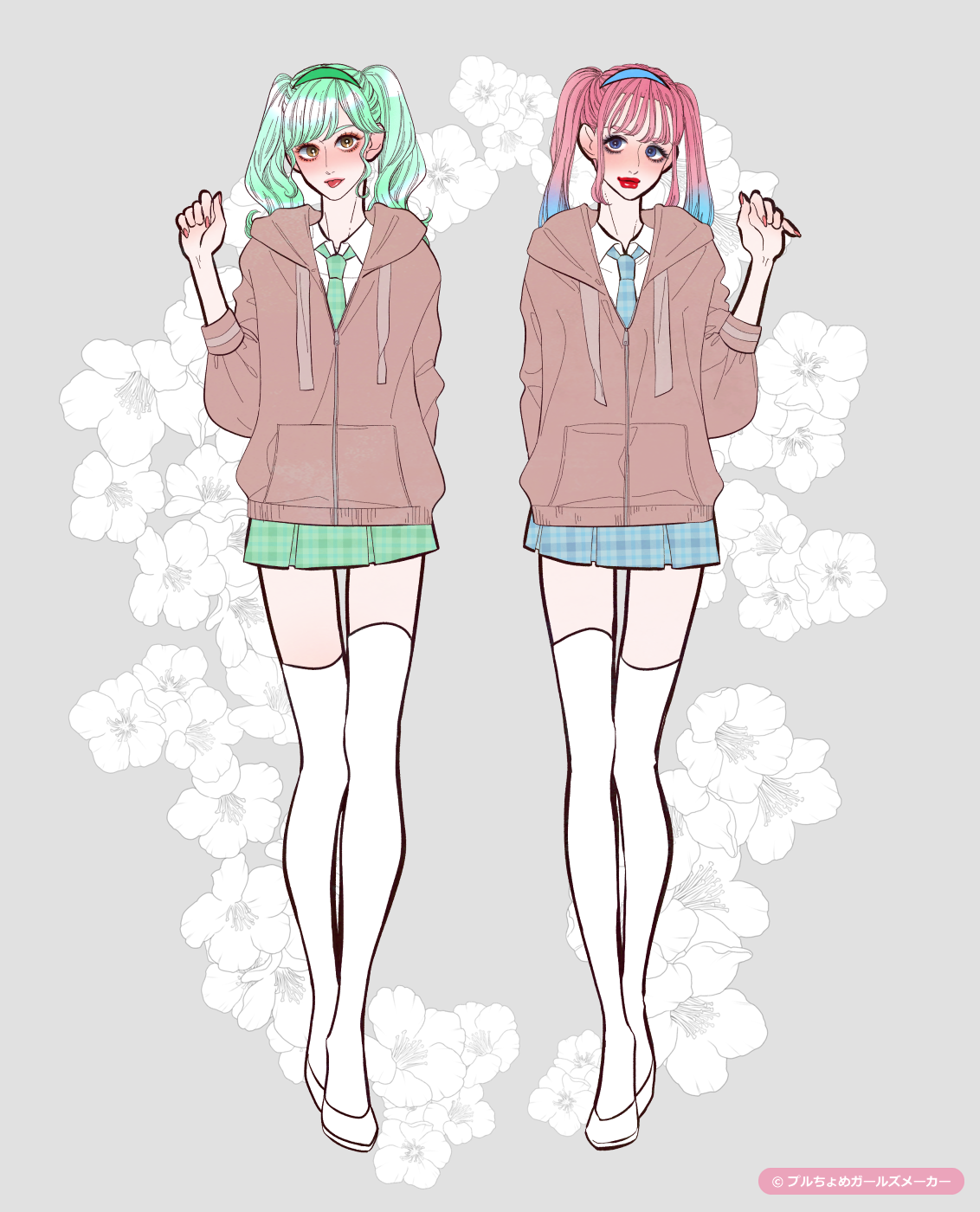 ガールズメーカーで作られた女の子1