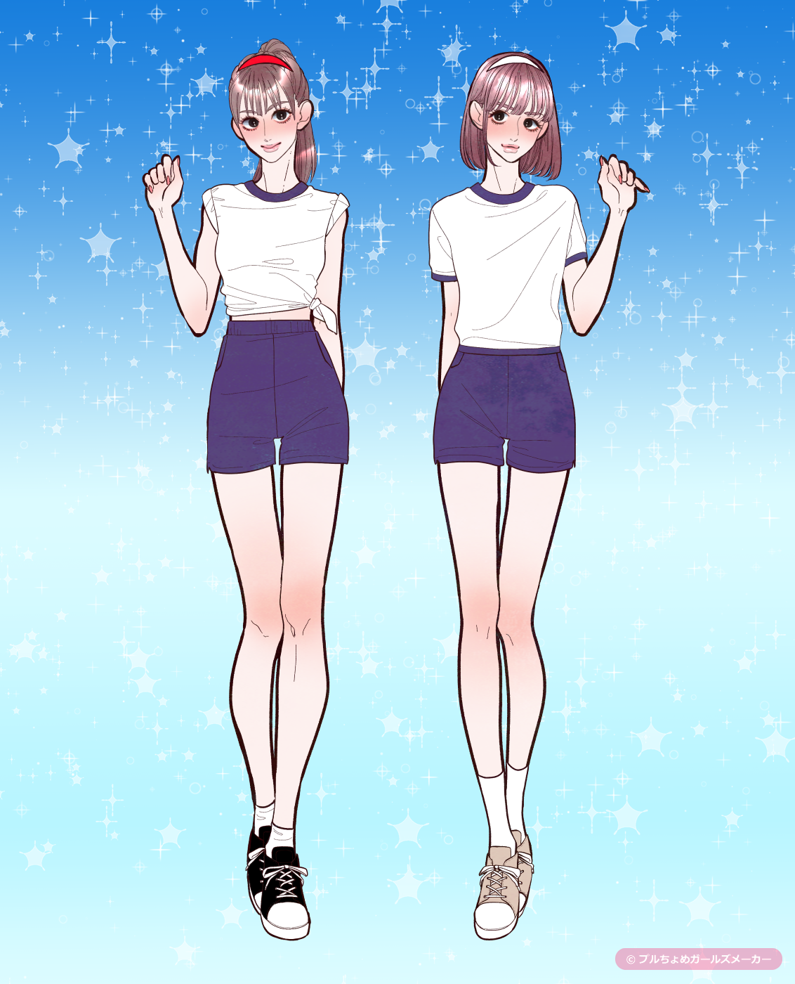 ガールズメーカーで作られた女の子1