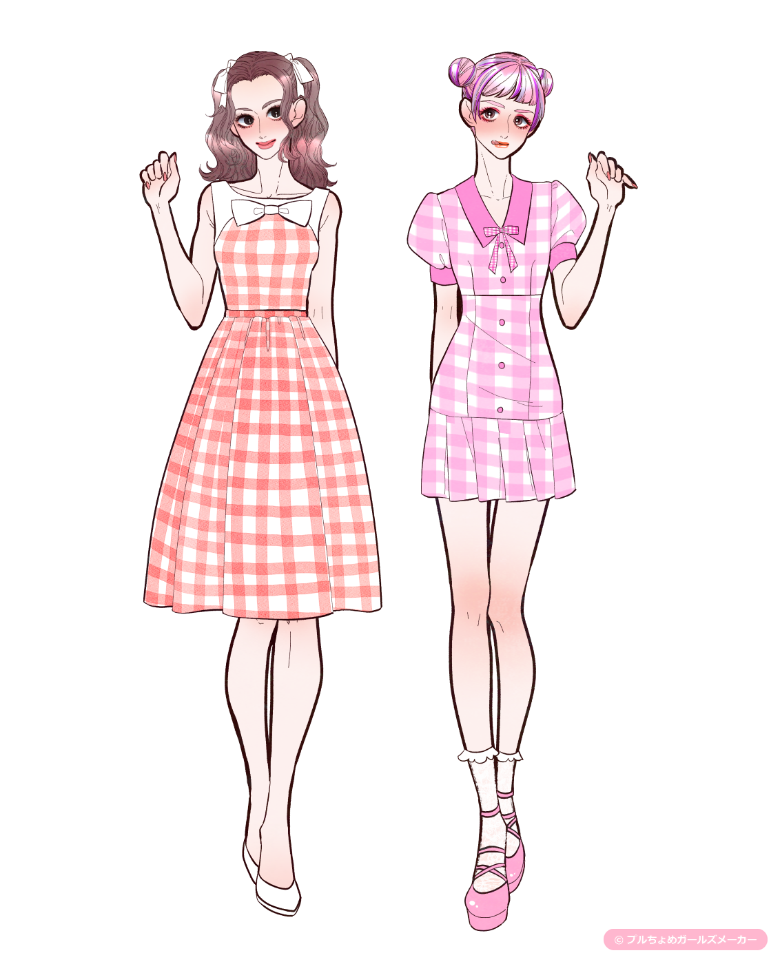 ガールズメーカーで作られた女の子1