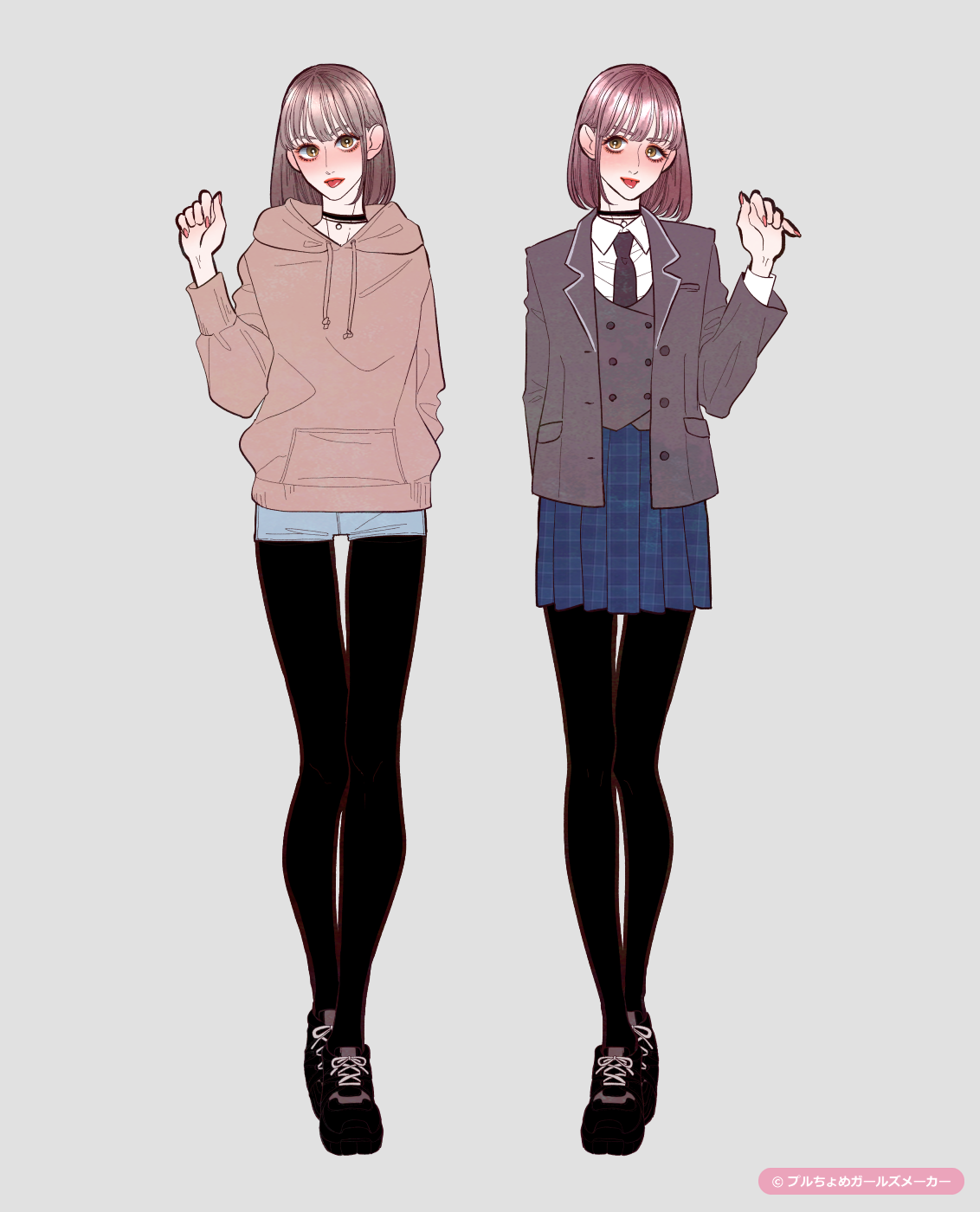 ガールズメーカーで作られた女の子1