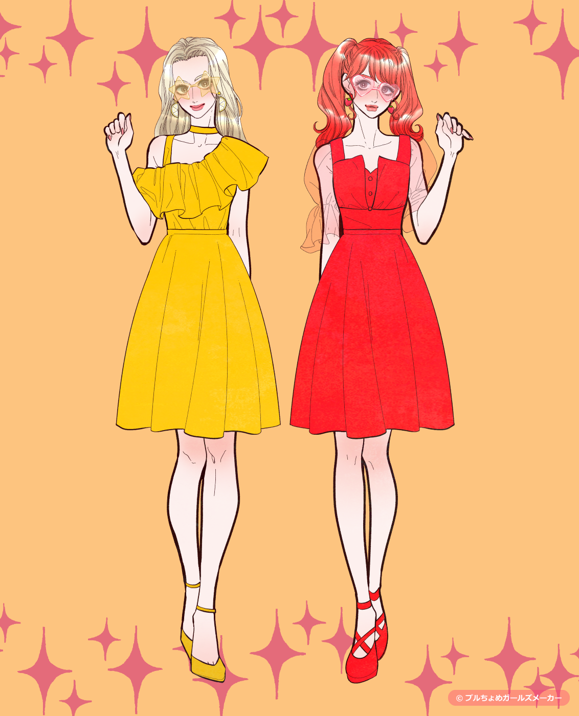 拡大 ガールズメーカーで作られた女の子1