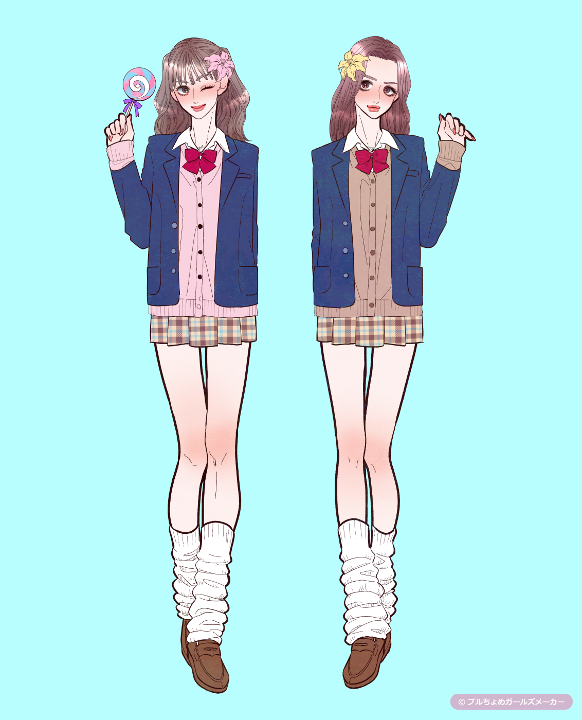 ガールズメーカーで作られた女の子1