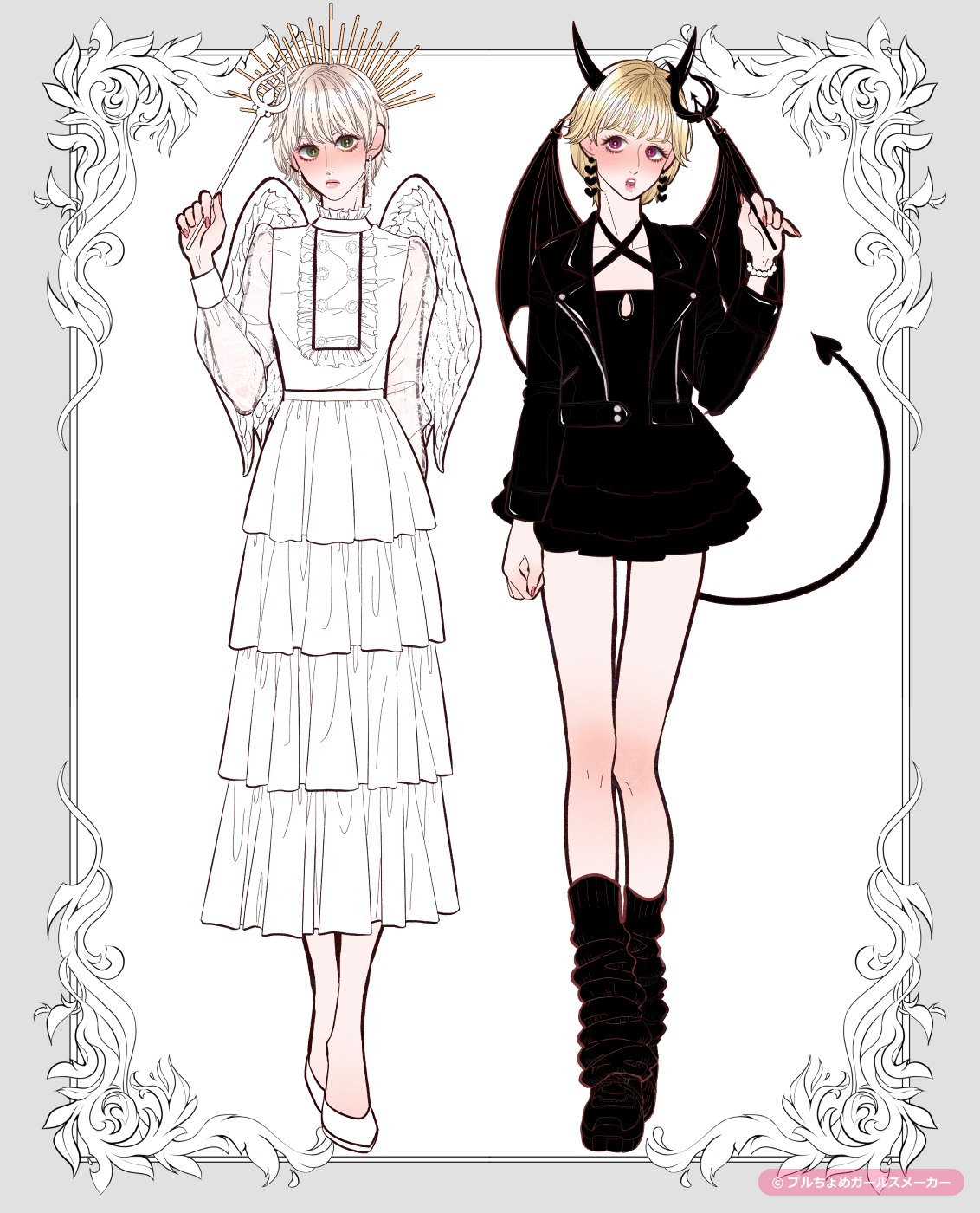 ガールズメーカーで作られた女の子1