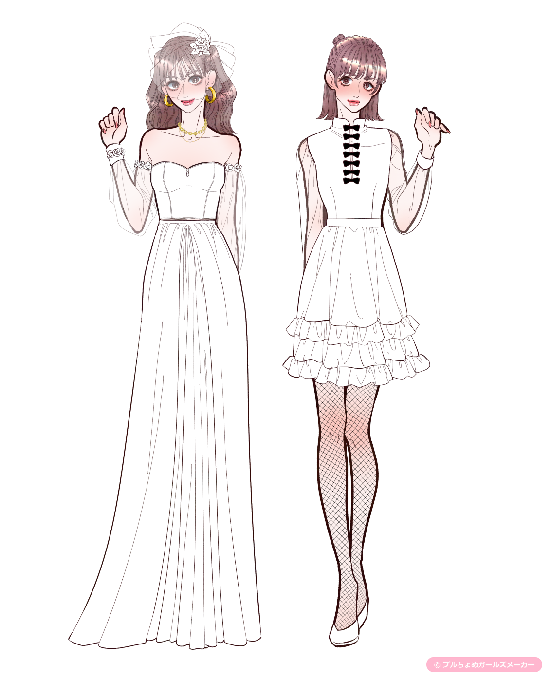 ガールズメーカーで作られた女の子4