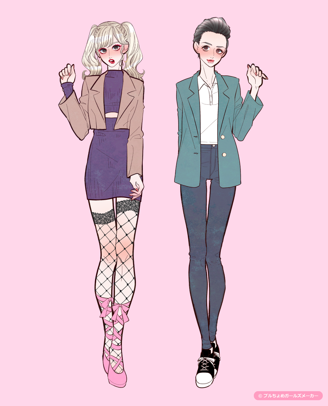 ガールズメーカーで作られた女の子1