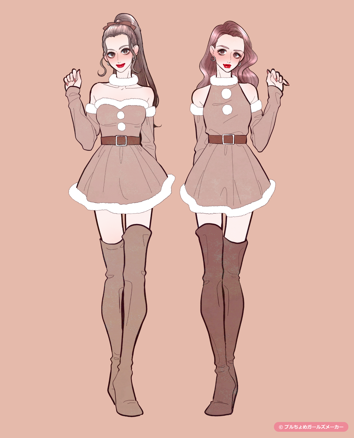 ガールズメーカーで作られた女の子1