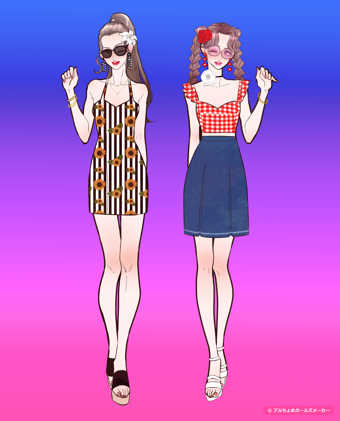 ガールズメーカーで作られた女の子4