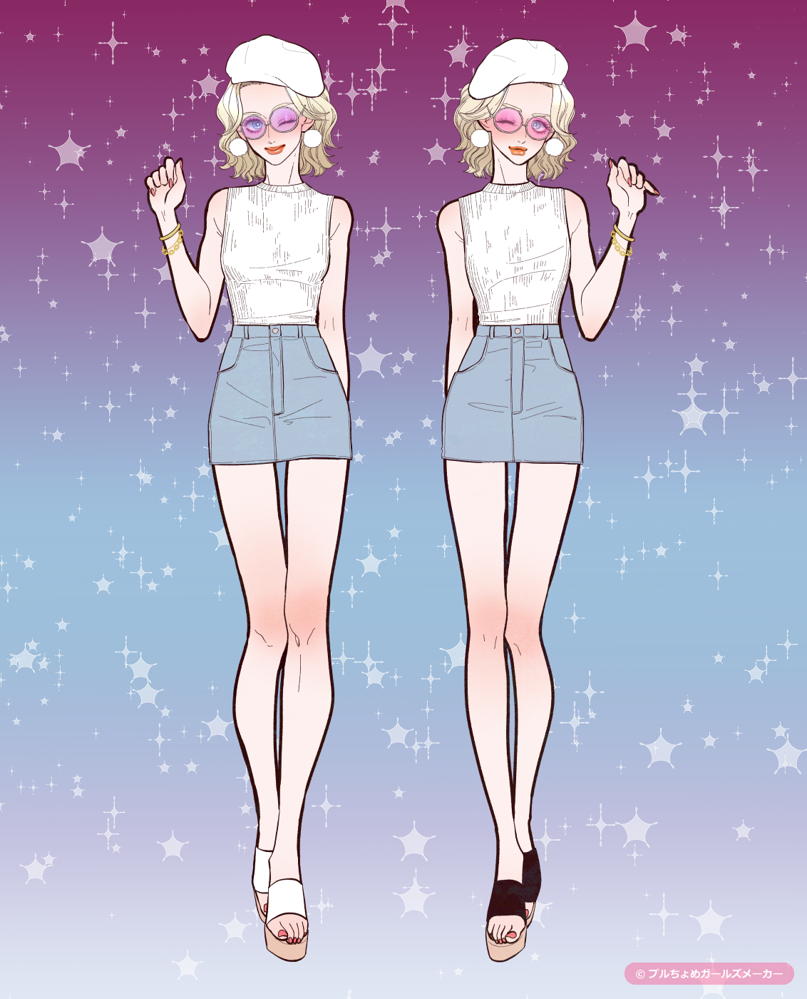 ガールズメーカーで作られた女の子3