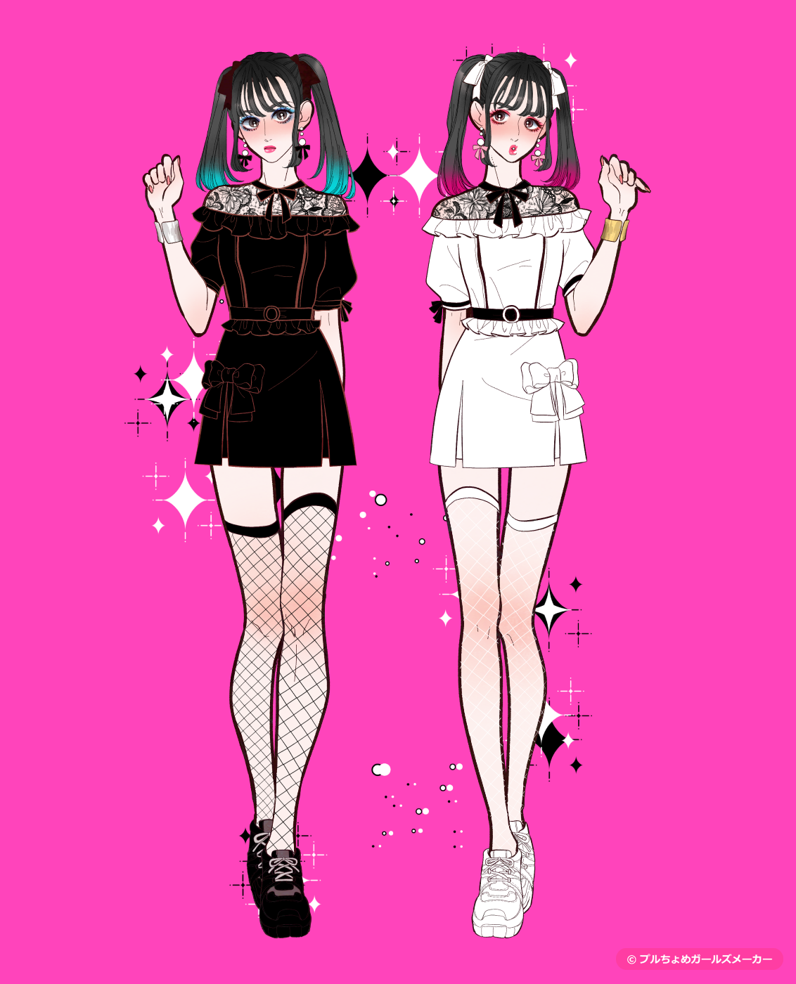 ガールズメーカーで作られた女の子1