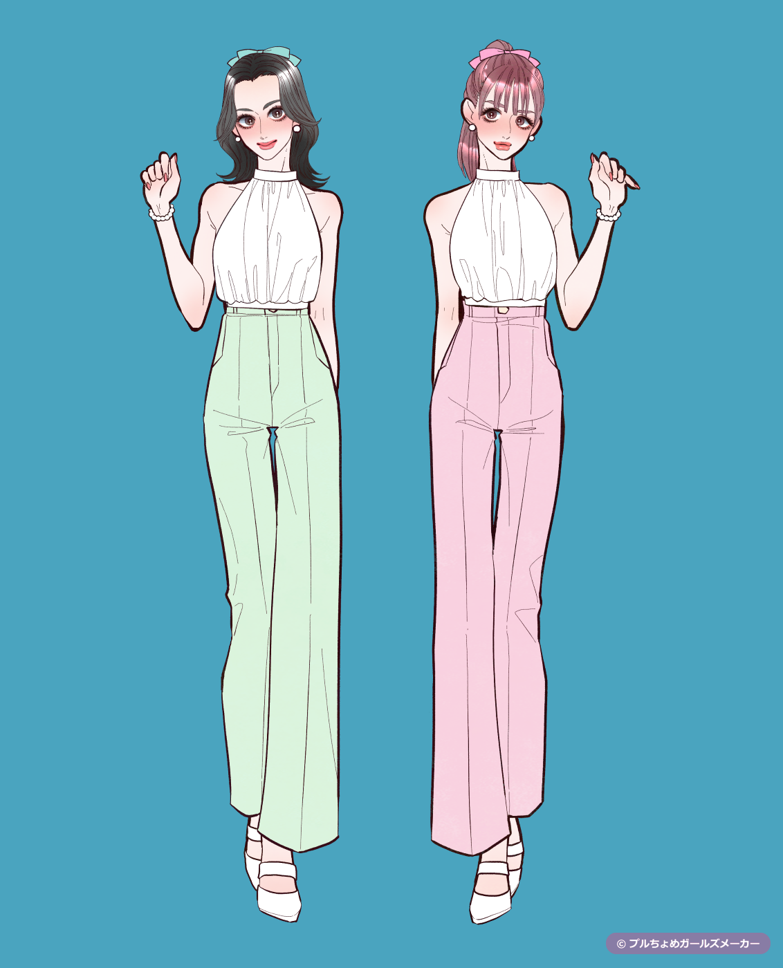 ガールズメーカーで作られた女の子1