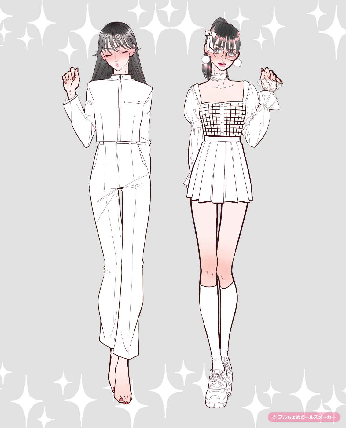 ガールズメーカーで作られた女の子1