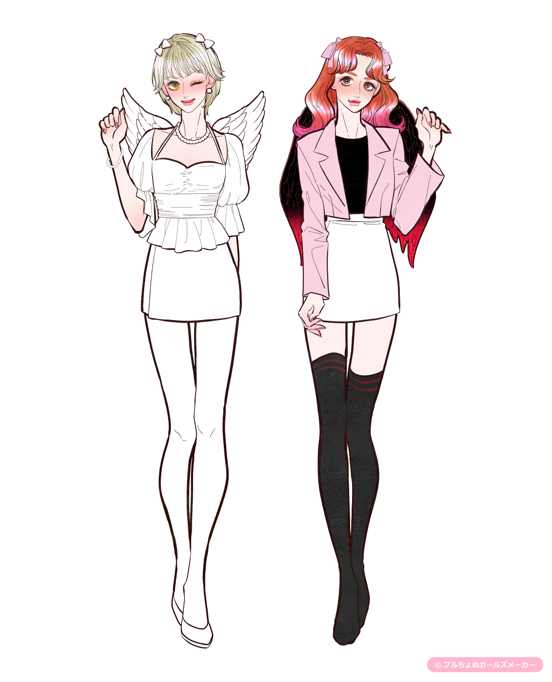 ガールズメーカーで作られた女の子1