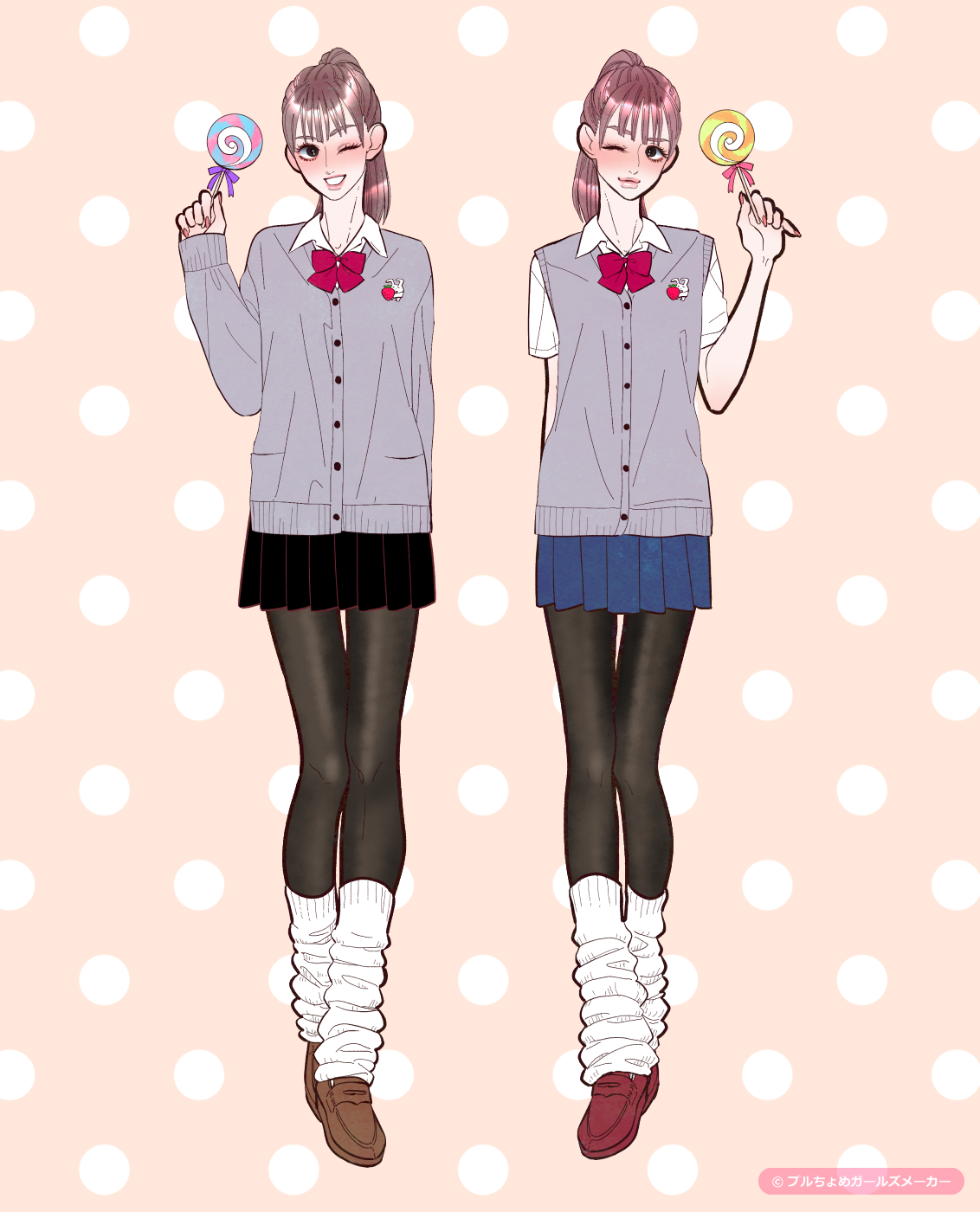 ガールズメーカーで作られた女の子1