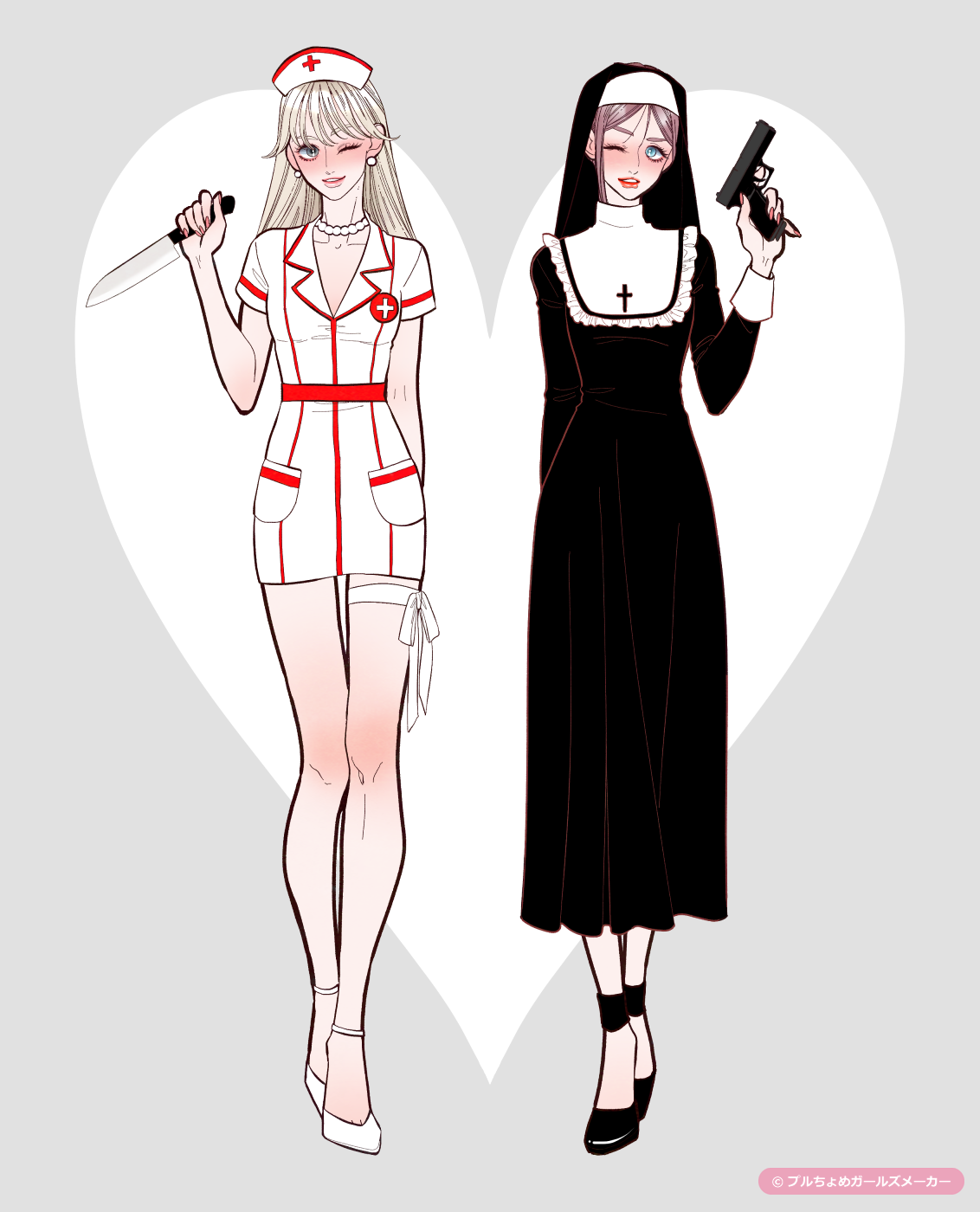 ガールズメーカーで作られた女の子1