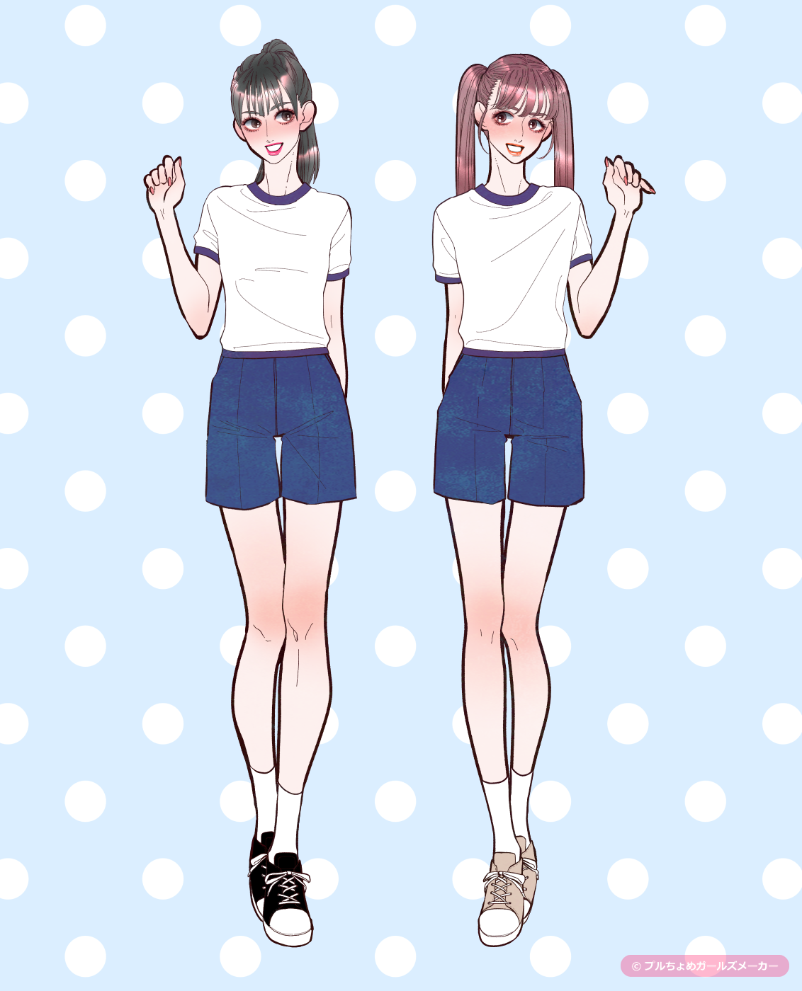 ガールズメーカーで作られた女の子1