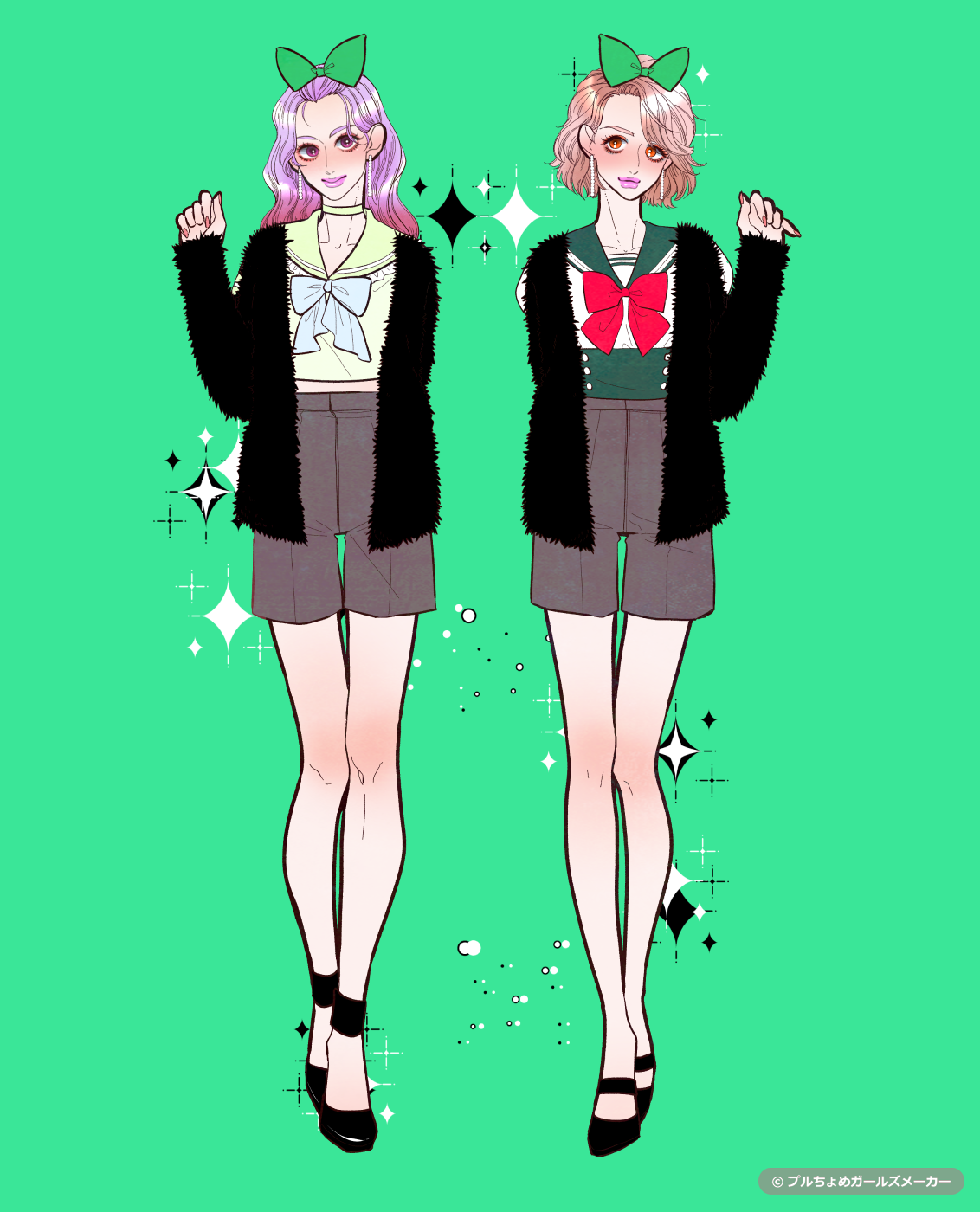 ガールズメーカーで作られた女の子1