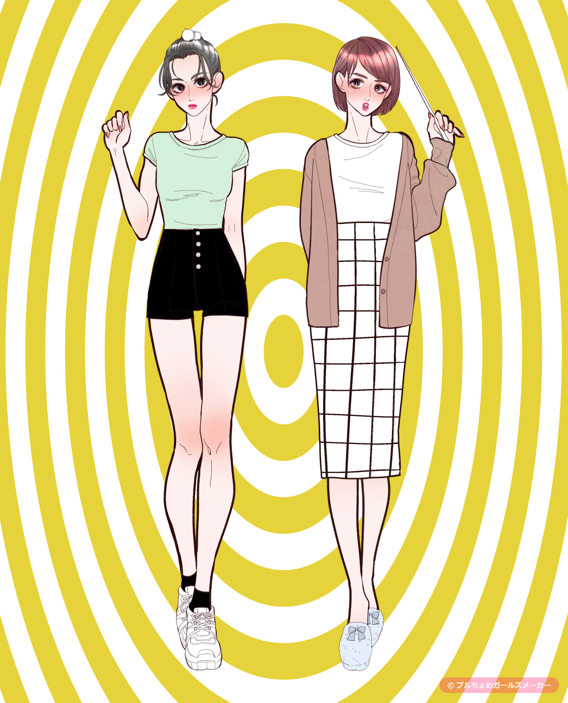 ガールズメーカーで作られた女の子1