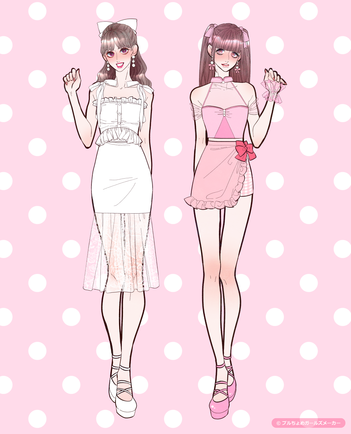 ガールズメーカーで作られた女の子1