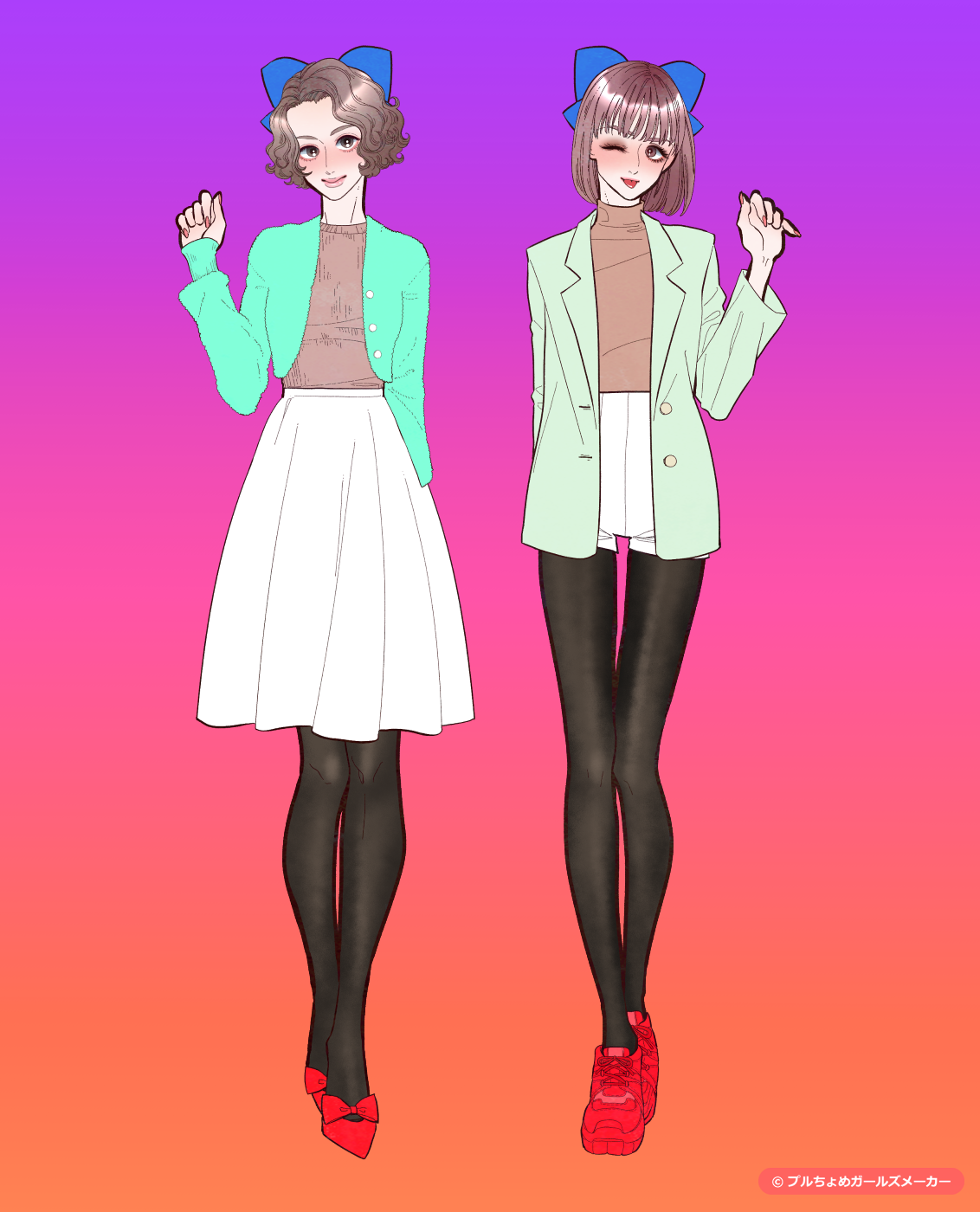 ガールズメーカーで作られた女の子1
