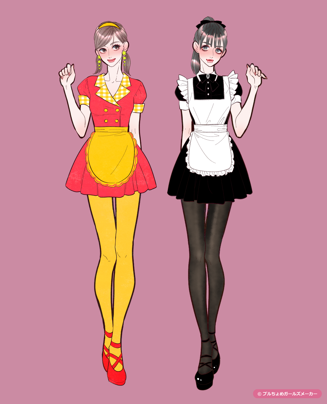 ガールズメーカーで作られた女の子10