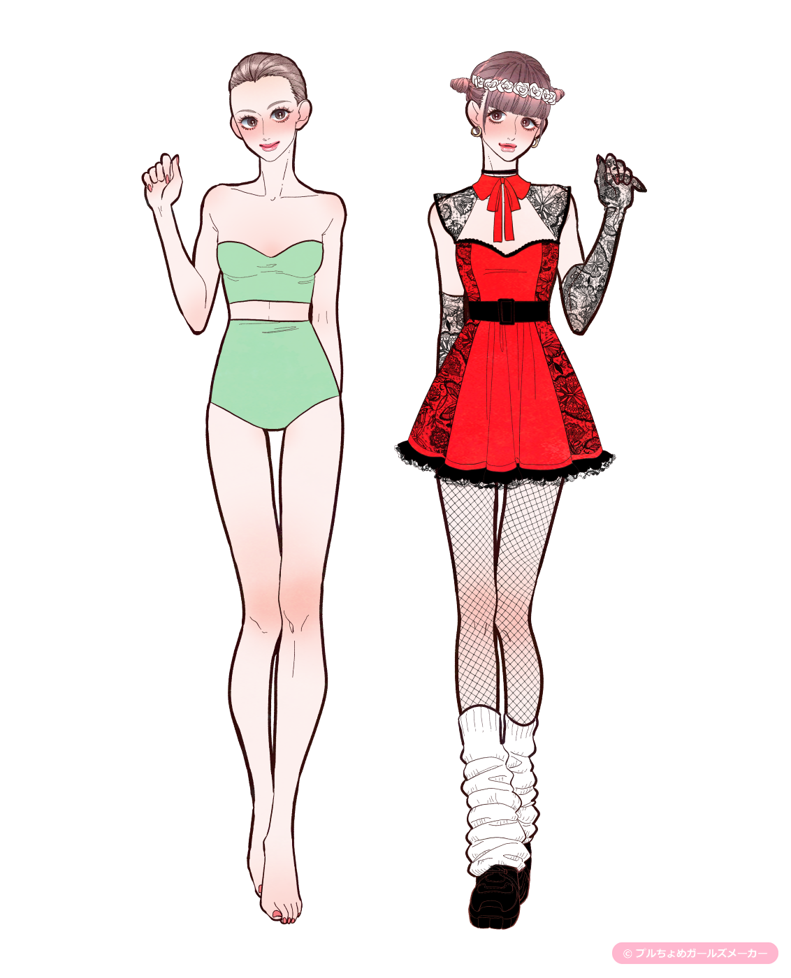 ガールズメーカーで作られた女の子6