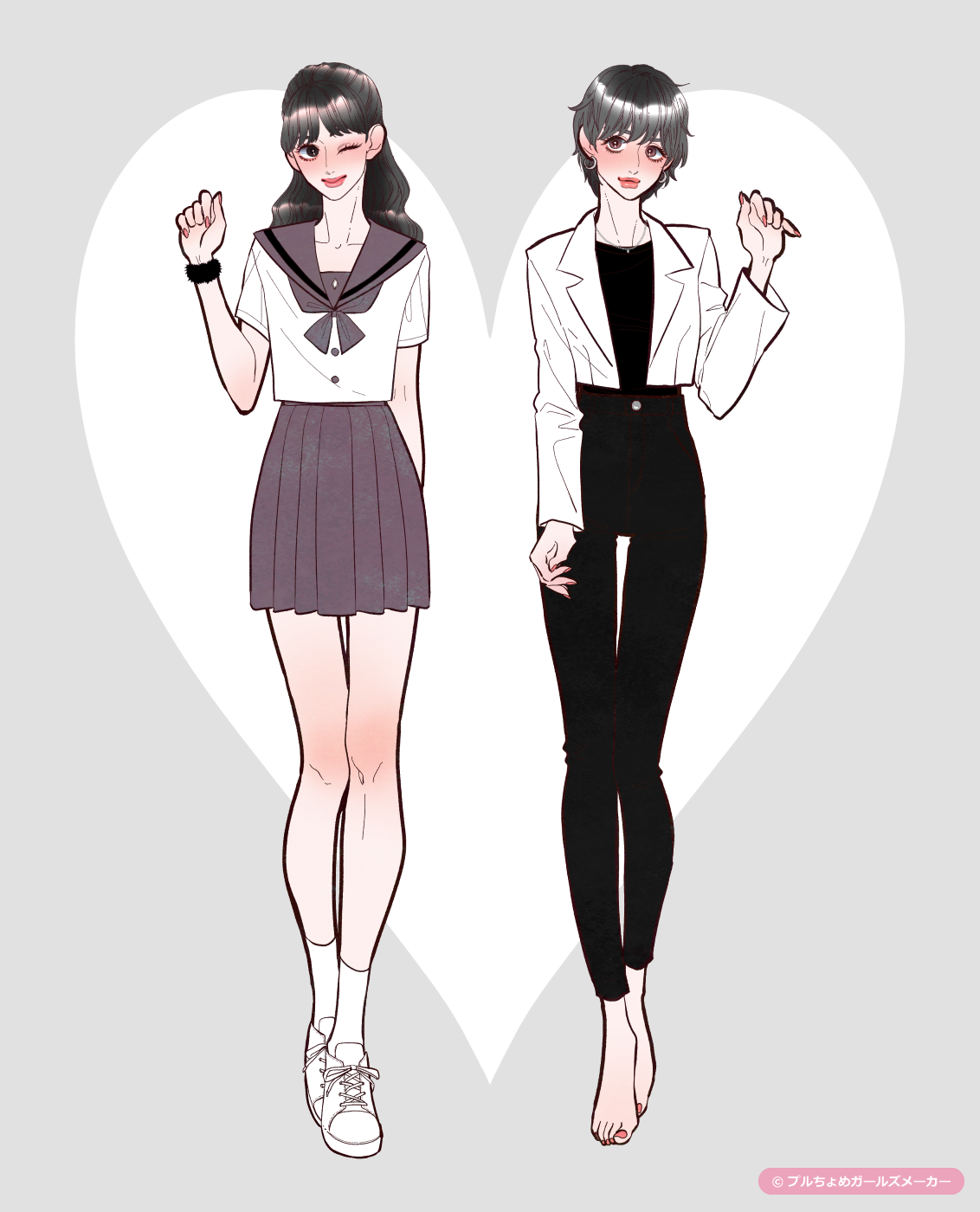 ガールズメーカーで作られた女の子2