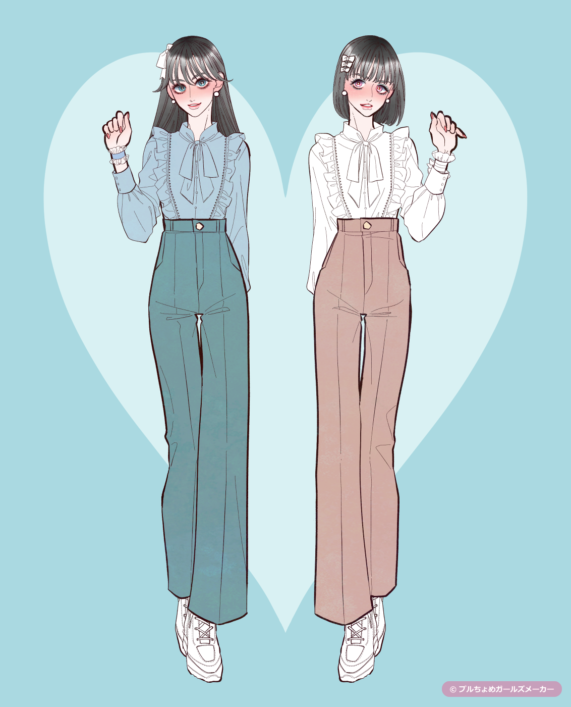 ガールズメーカーで作られた女の子4