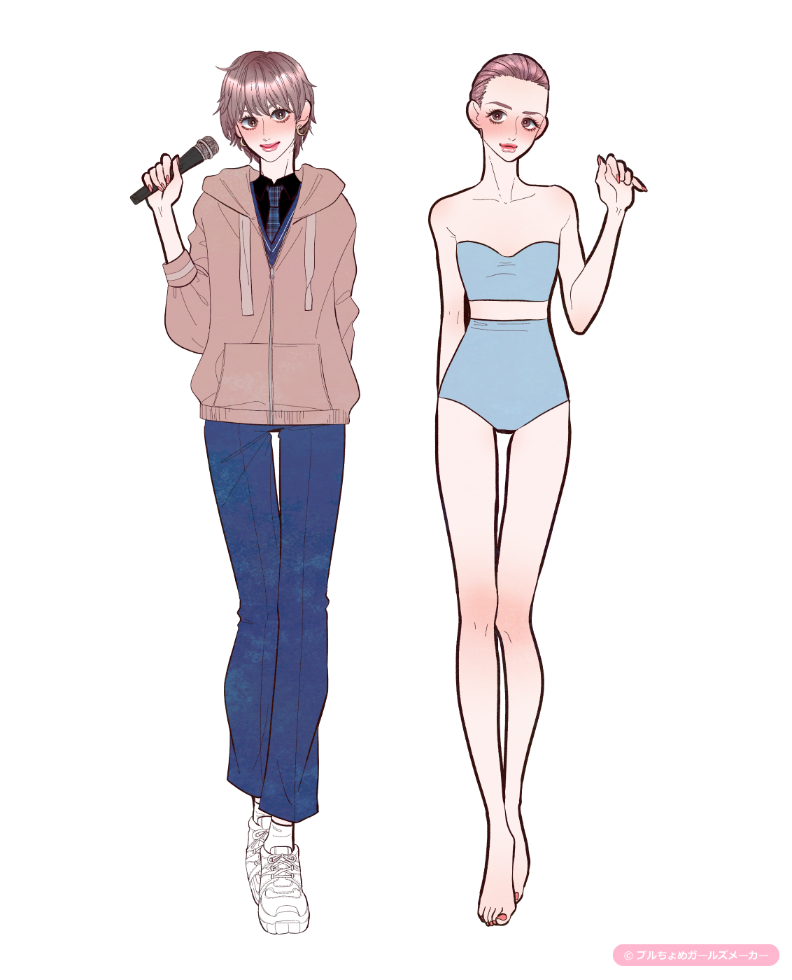 ガールズメーカーで作られた女の子1