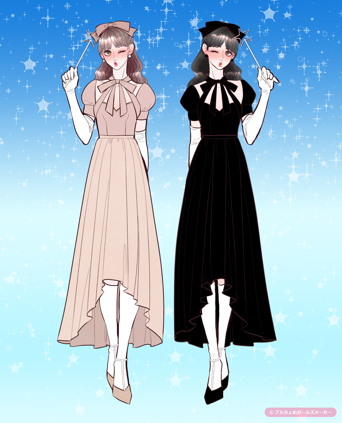 ガールズメーカーで作られた女の子1
