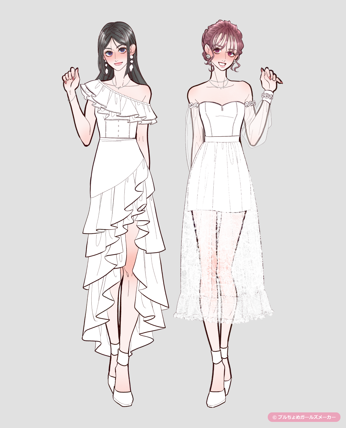 ガールズメーカーで作られた女の子1