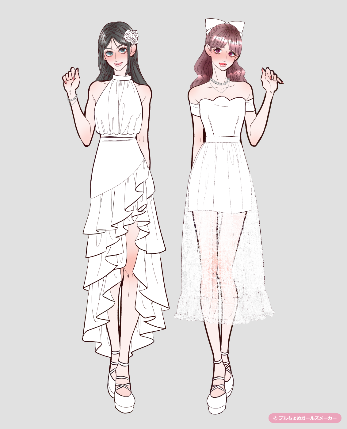 ガールズメーカーで作られた女の子1