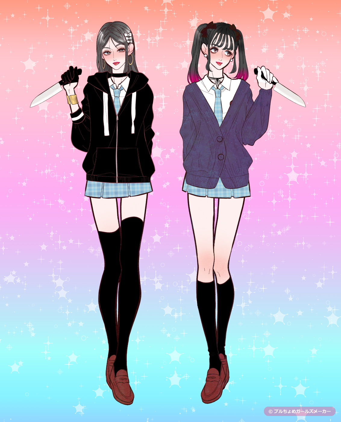 ガールズメーカーで作られた女の子1