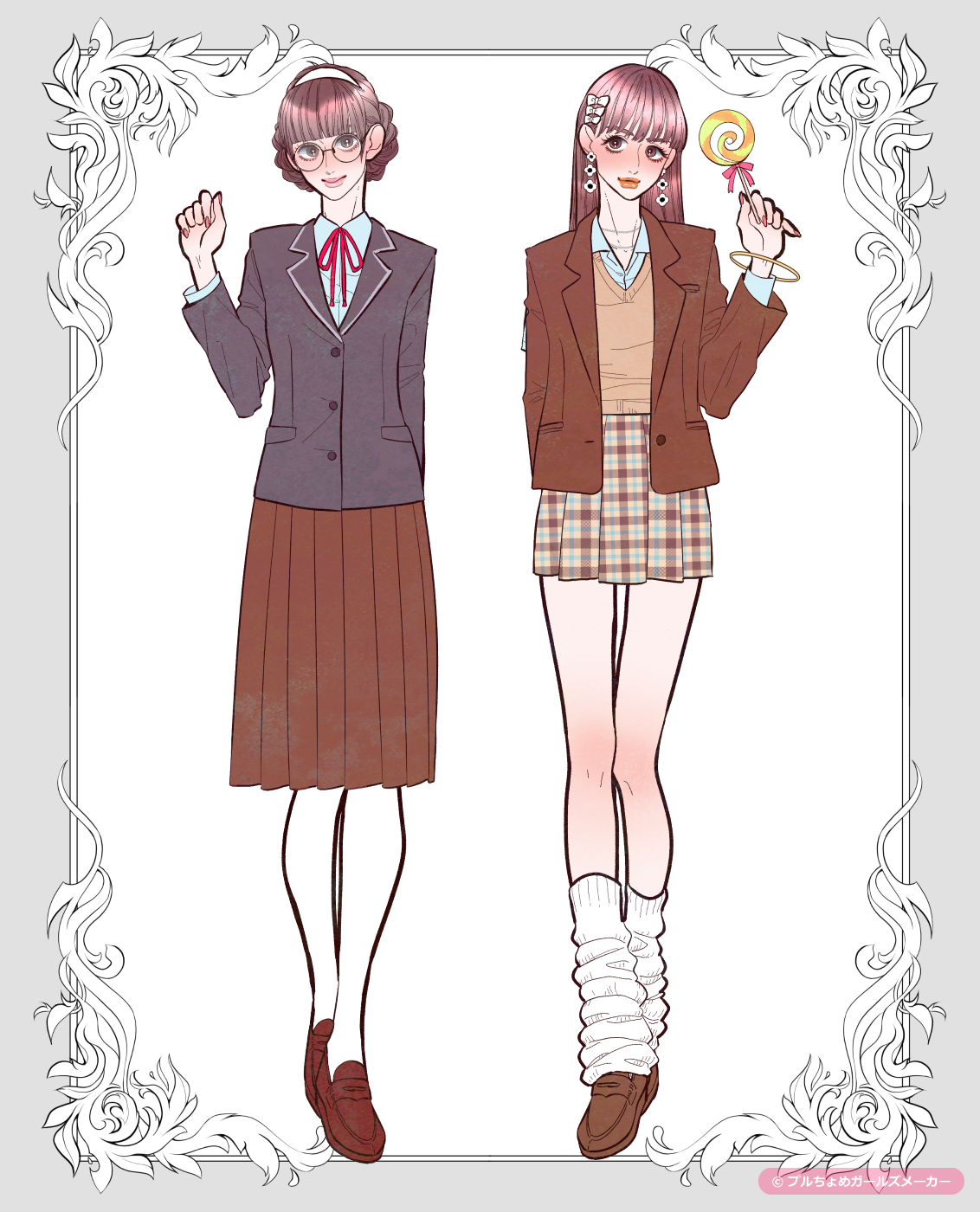 ガールズメーカーで作られた女の子1