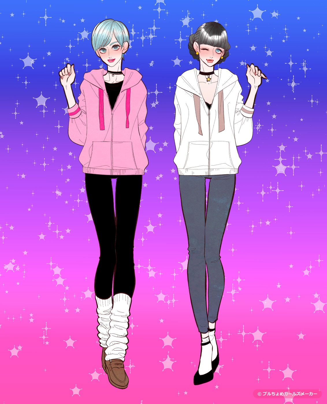 ガールズメーカーで作られた女の子1