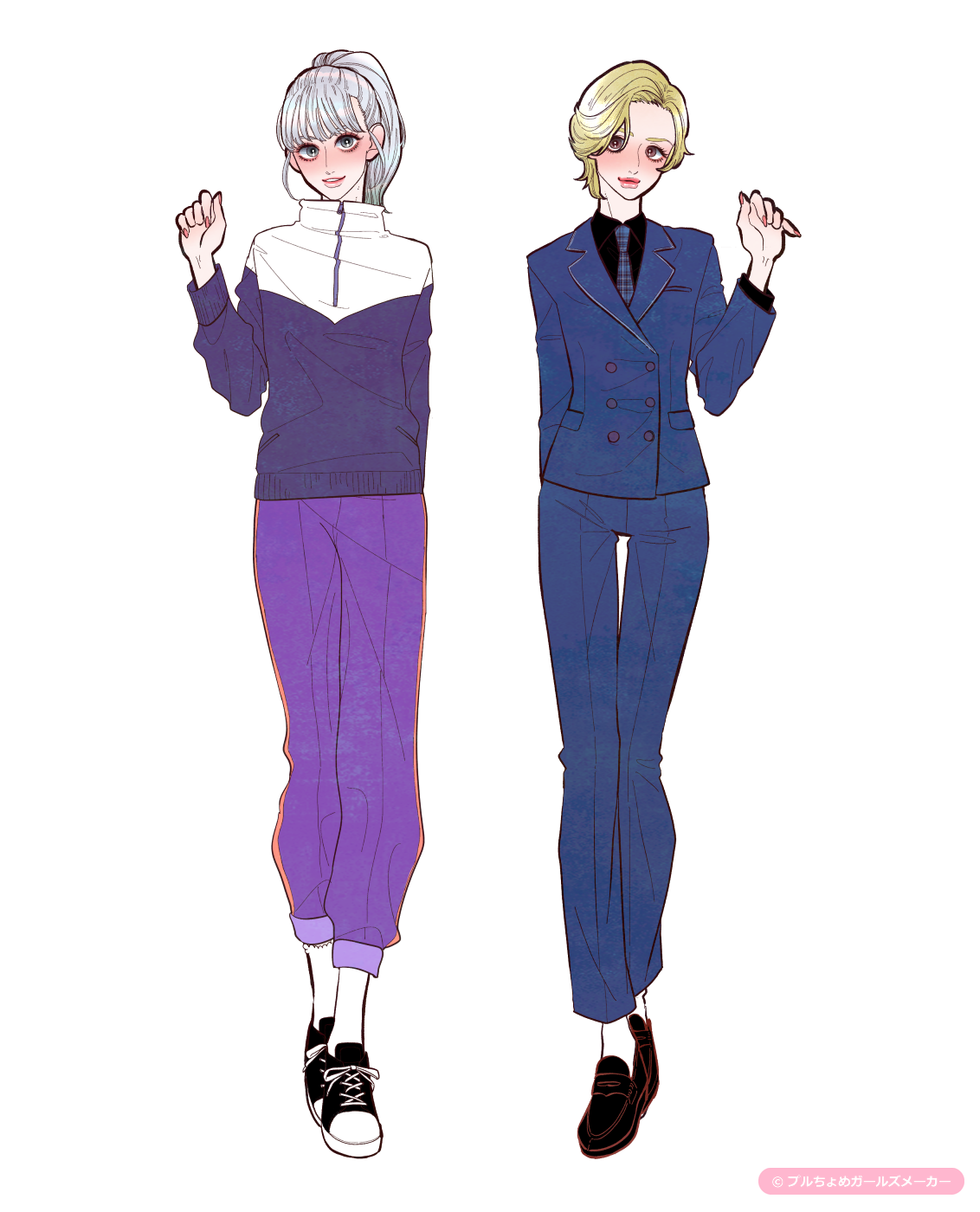 ガールズメーカーで作られた女の子1