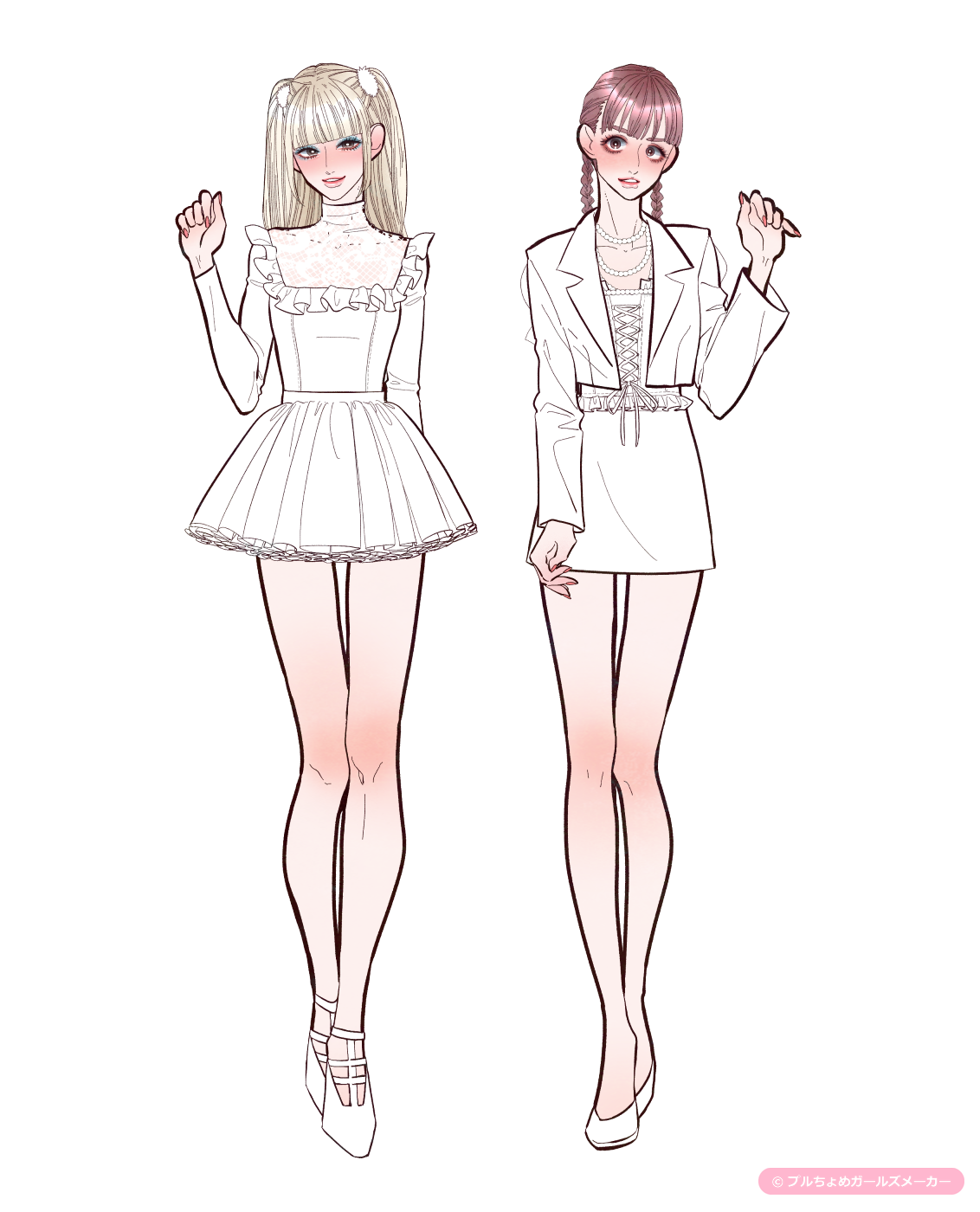 ガールズメーカーで作られた女の子1