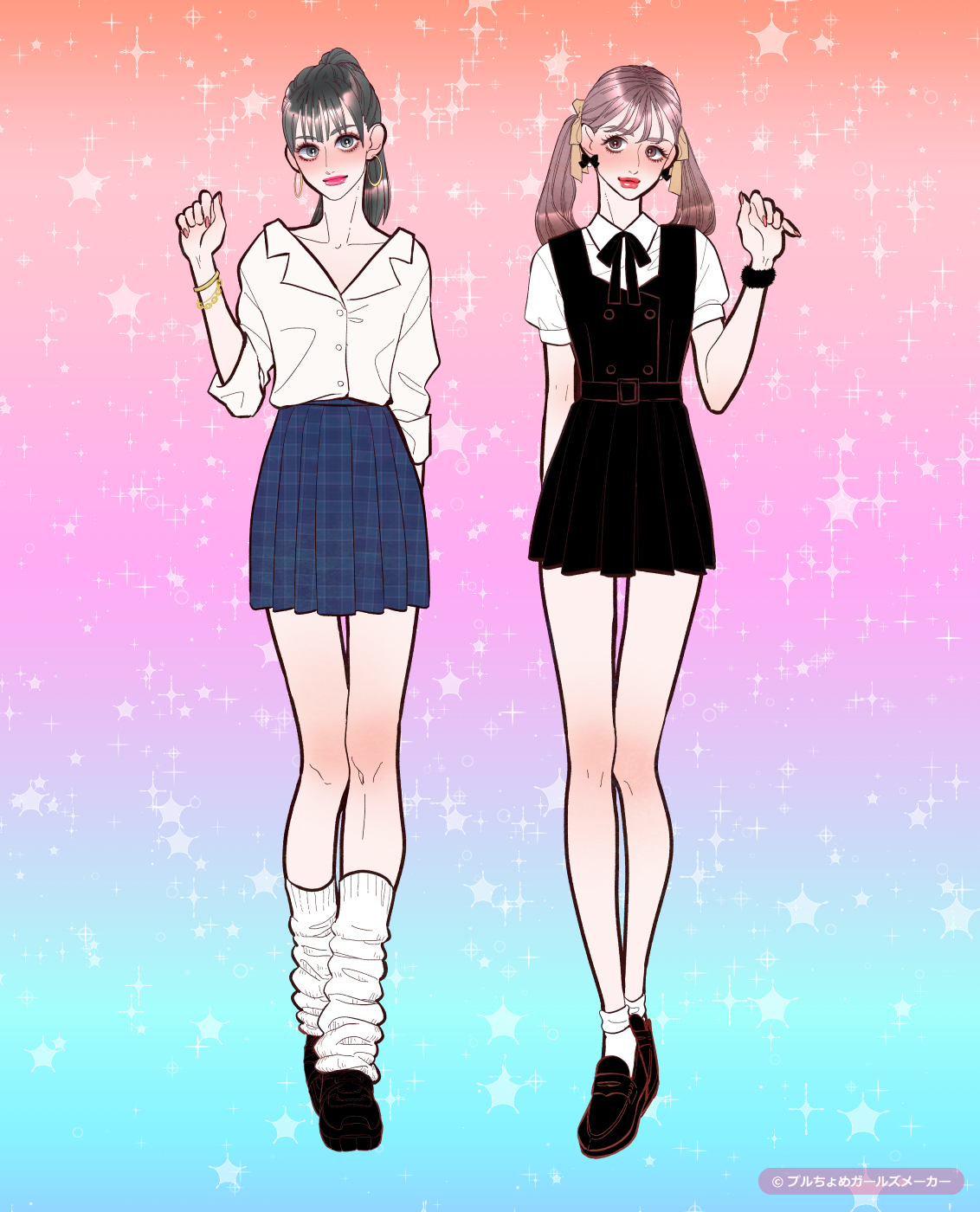 ガールズメーカーで作られた女の子1