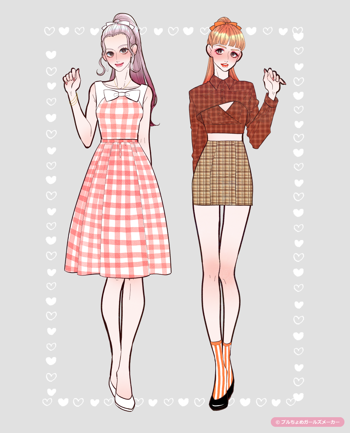 ガールズメーカーで作られた女の子1