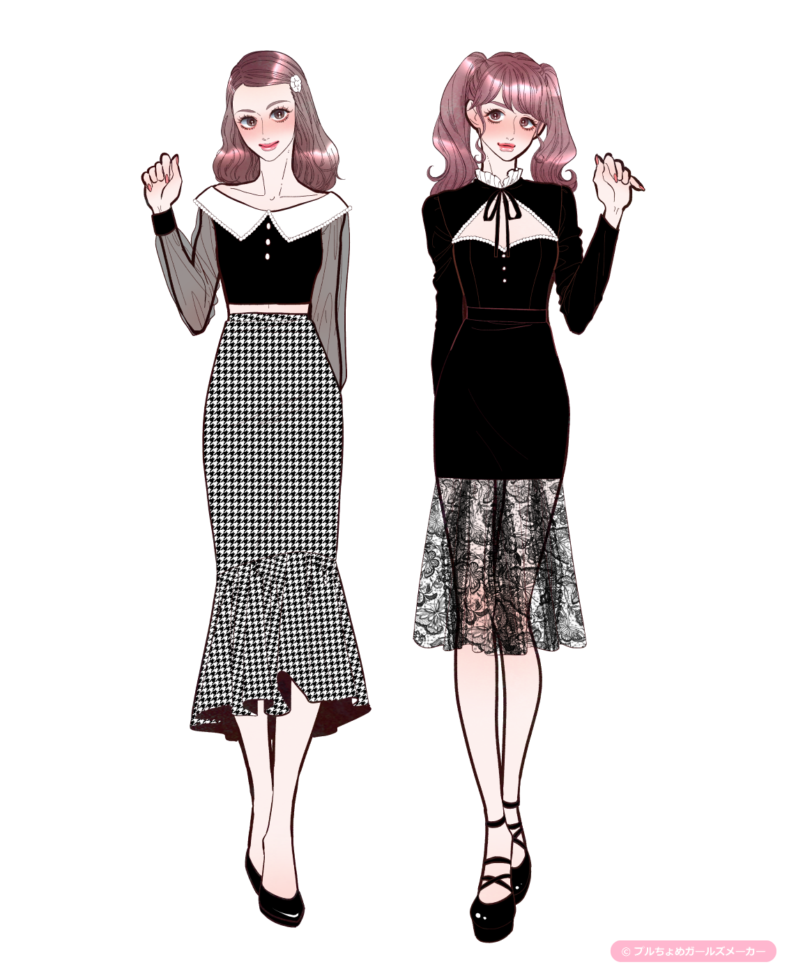 ガールズメーカーで作られた女の子1